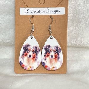Australian Shepherd Earrings